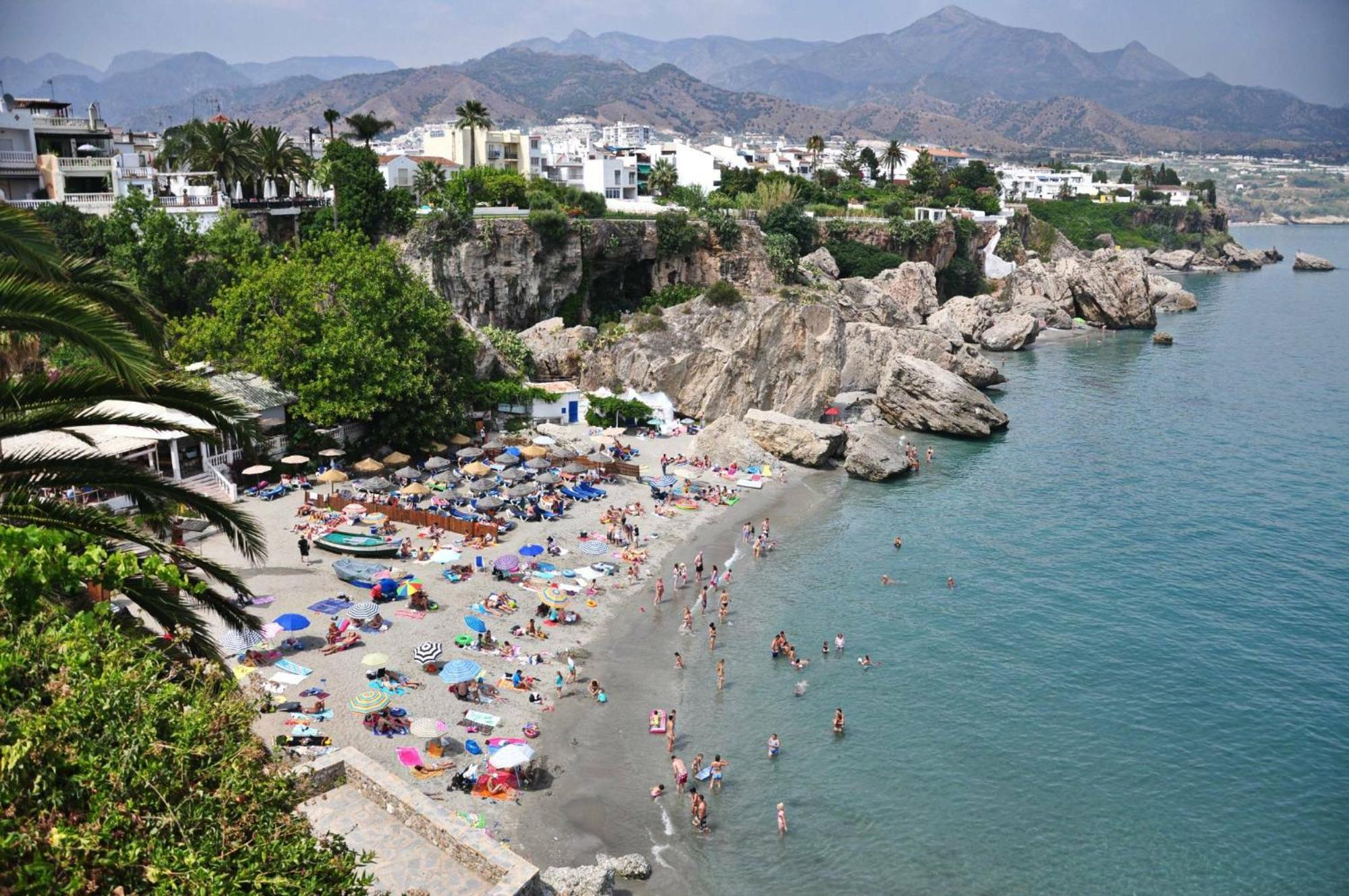 Apartamento La Casa Del Abuelo Nerja Bagian luar foto